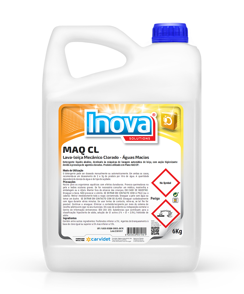 Detergente lava loiça mecânico clorado 5L