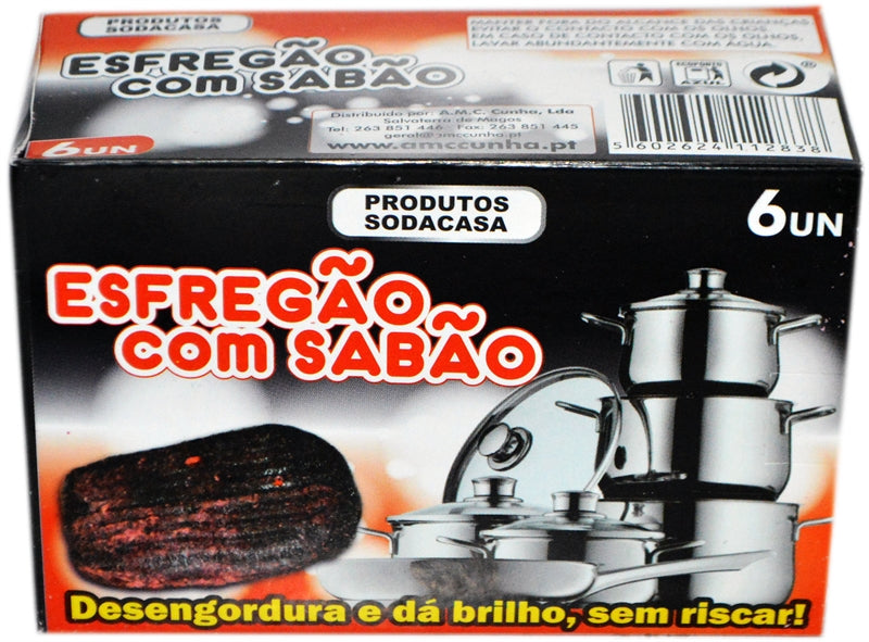 Esfregão com sabão