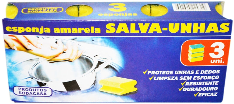 Esponja salva unhas