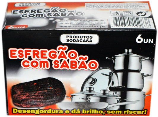 Esfregão com sabão
