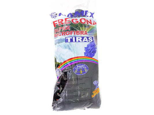 Esfregona tiras preta
