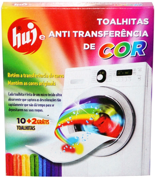 Toalhitas anti transferência de cor